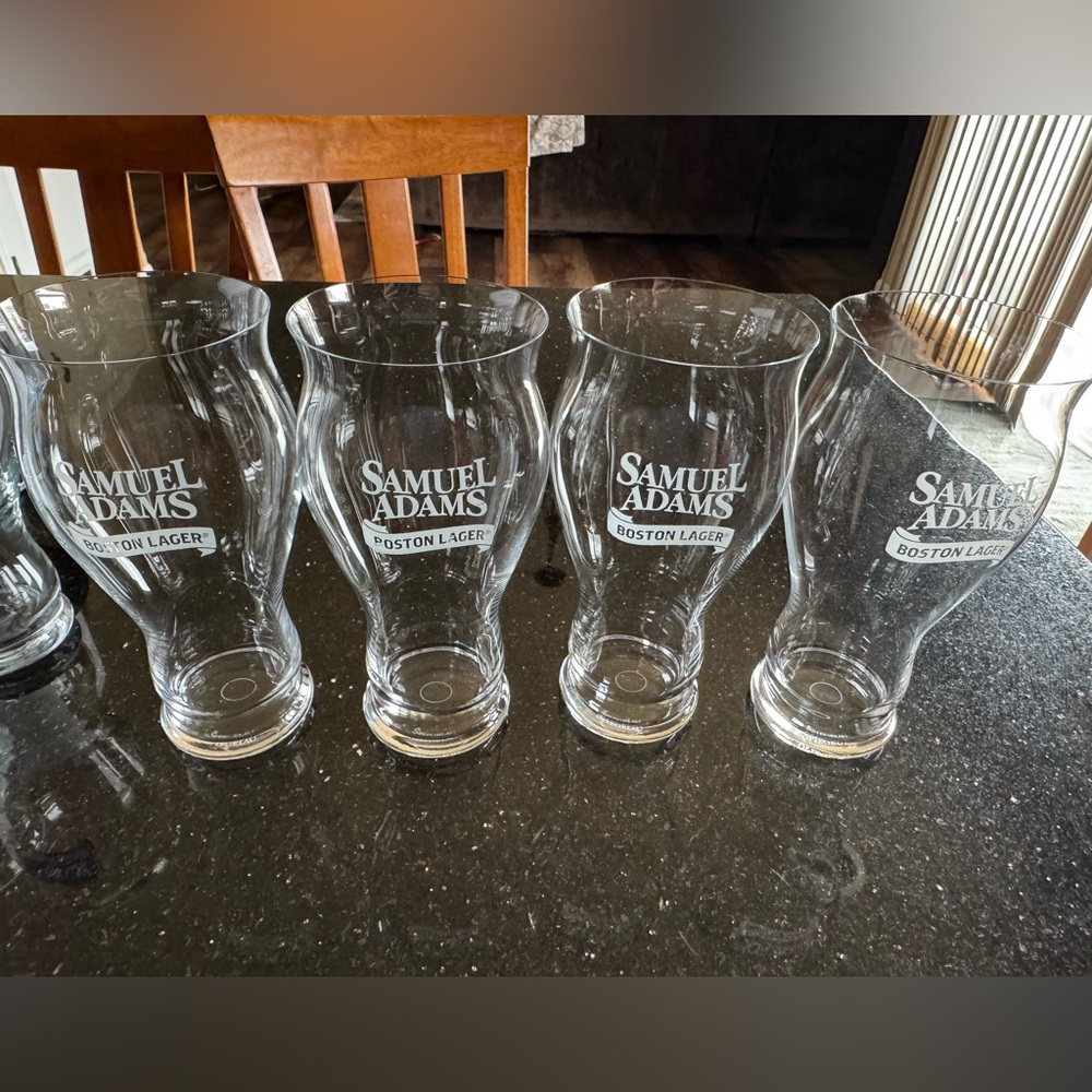 Samuel Adams Clear Beer Glass Set 16oz